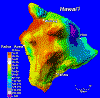 Big Island Hawaii Rainfall Map